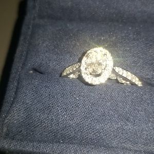 Ariel disney diamond engagement ring